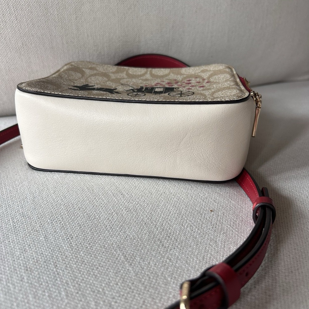 Coach Box Crossbody Bag Lunar New Year Rabbit With Carriage Limited Edition - Picture 12 of 13